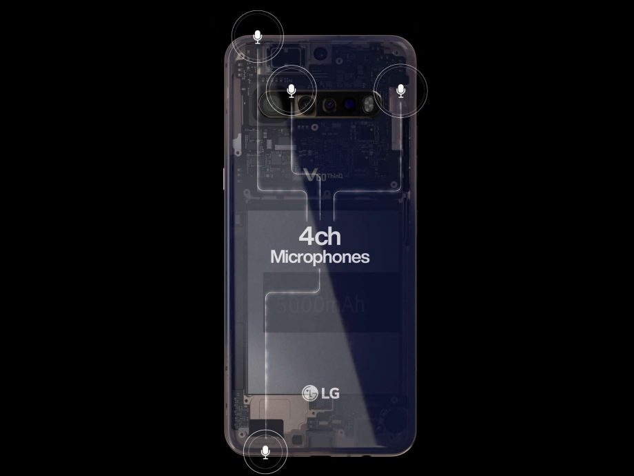 LG V60 Thinq promo images point to four cameras and a 5000mAh battery