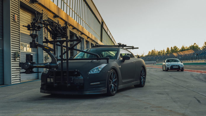 Nissan turned a GT-R into a camera car for filming the 2020 GT-R NISMO