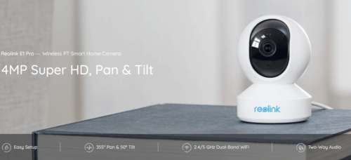 Reolink E1 Pro Review – 4MP PTZ Wi-fi IP Camera with two-way audio, ideal for baby monitoring.