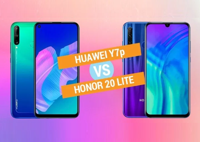 Huawei Y7p vs Honor 20 Lite Specs Comparison
