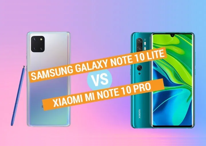 Samsung Galaxy Note 10 Lite vs Xiaomi Mi Note 10 Pro Specs Comparison