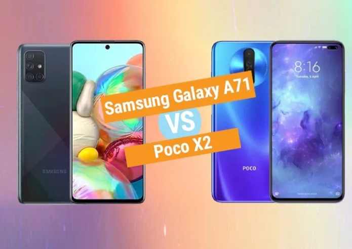 Samsung Galaxy A71 vs Poco X2 Specs Comparison
