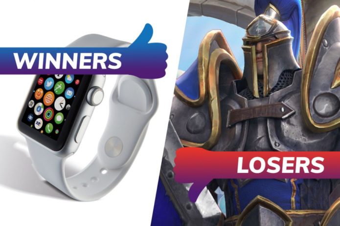 Winners and Losers: Blizzard whip up a storm while Apple Watch dominates