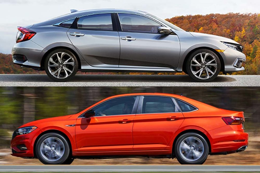 2020 Honda Civic vs. 2020 Volkswagen Jetta Which Is Better?
