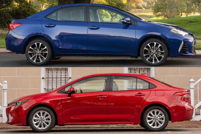 2019 Toyota Corolla vs 2020 Toyota Corolla