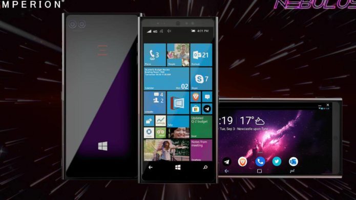 Emperion Nebulus phone runs Android, Windows 10 on ARM if you believe it