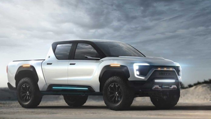 Nikola Badger pickup can run on hydrogen or electricity