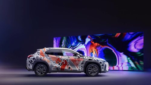 This Lexus UX is brandishing a new tattoo