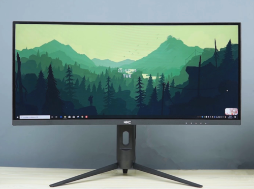HKC C299Q display review: thousands of yuan entry with fish screen to open up a new field of vision for office entertainment.