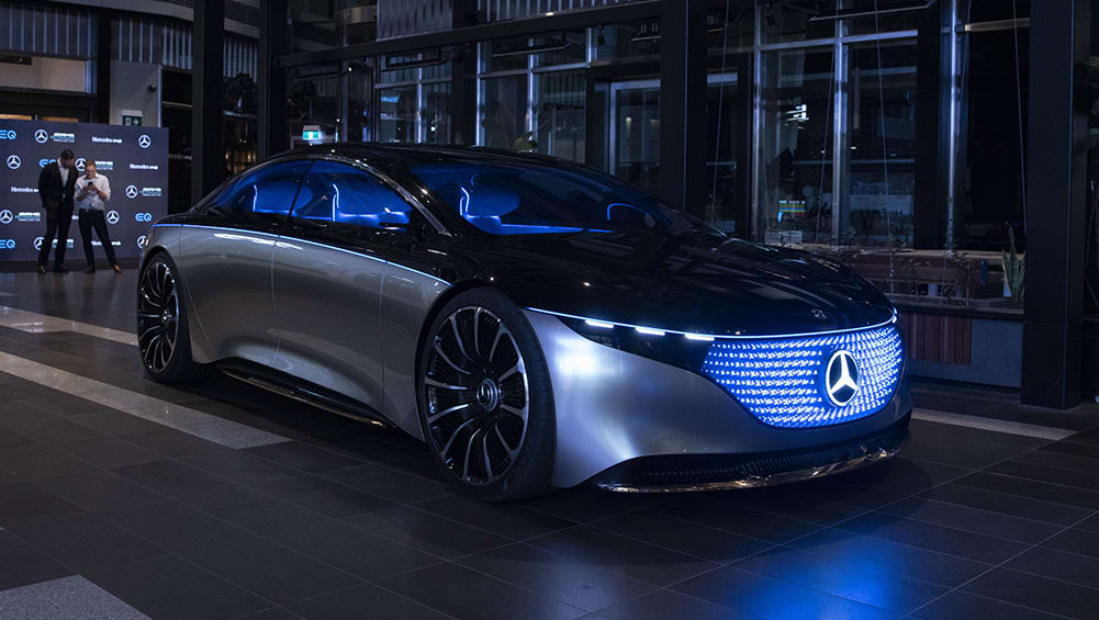 Mercedes Benz Vision EQS Concept