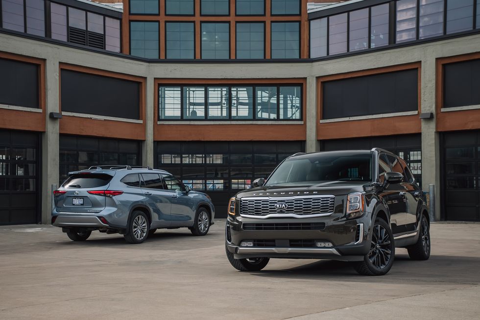 2020 Kia Telluride vs. 2020 Toyota Highlander: A Battle for Three-Row Supremacy