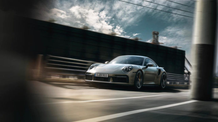 New Porsche 911 Turbo S 3.8L boxer engine makes 641hp