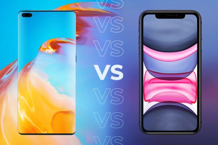 Huawei P40 vs iPhone 11