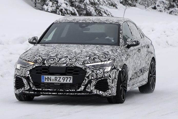 SPY PICS: New Audi RS 3 sedan takes shape