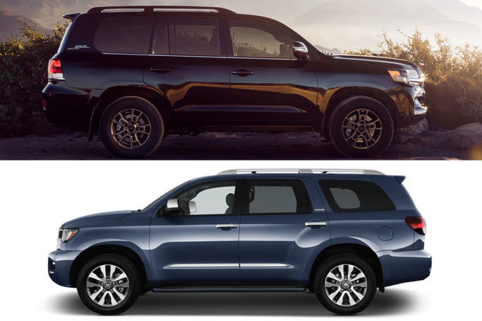 2020 Toyota Land Cruiser VS 2020 Toyota Sequoia