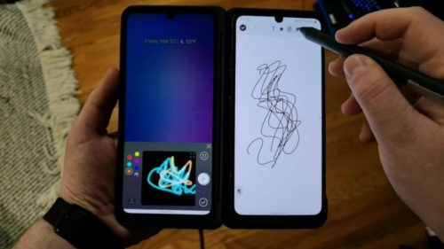 LG V60 ThinQ 5G and its Dual Screen apparently work with Active Styluses