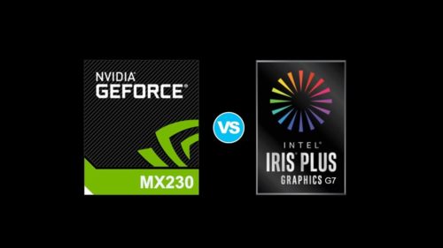 NVIDIA GeForce MX230 vs Intel Iris Plus G7 – when the latter is adequately it’s an iGPU beast