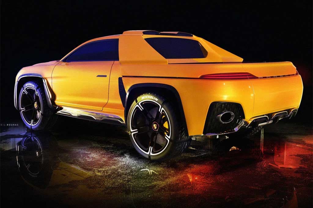 Porsche Traykan Ev Pick Up Is Radical