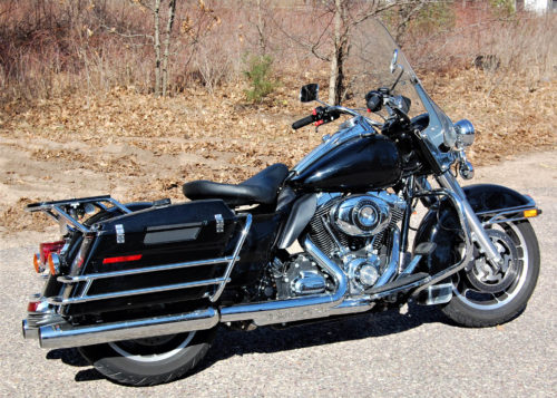 RUN-IN WITH THE POLICE—A HARLEY-DAVIDSON ROAD KING POLICE, THAT IS