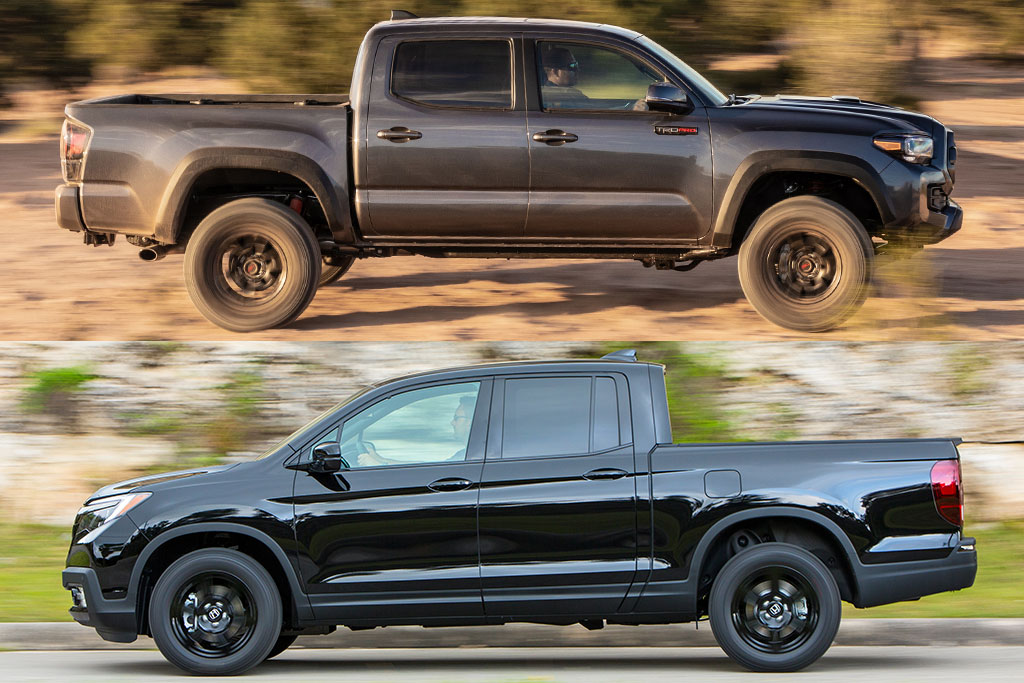 2020 Toyota Tacoma VS 2020 Honda Ridgeline