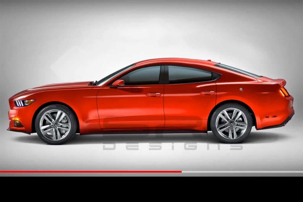 Ford Mustang four-door invokes Falcon spirit