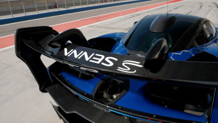 The McLaren Senna GTR’s massive rear wing serves a valid purpose