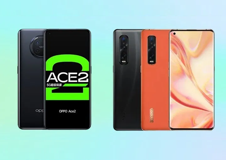 OPPO Ace 2 vs OPPO Find X2 Pro specs comparison