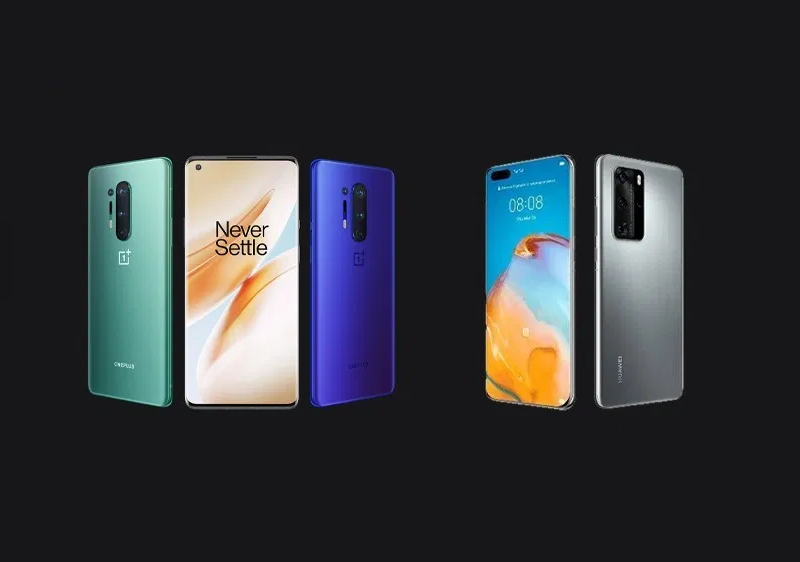 OnePlus 8 Pro vs Huawei P40 Pro specs comparison