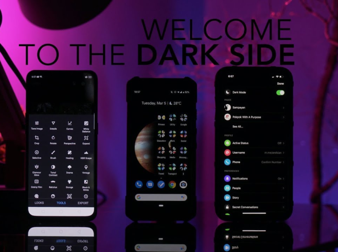 Dark Mode Everything for Android and iOS