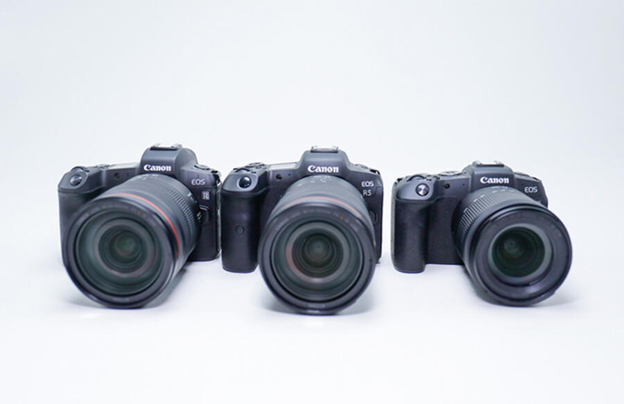 Canon EOS R5 Real World Size Comparison w/ EOS R and EOS RP