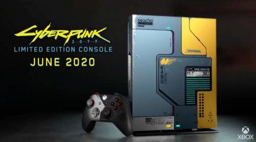 Cyberpunk 2077 gets a glow in the dark Xbox One X