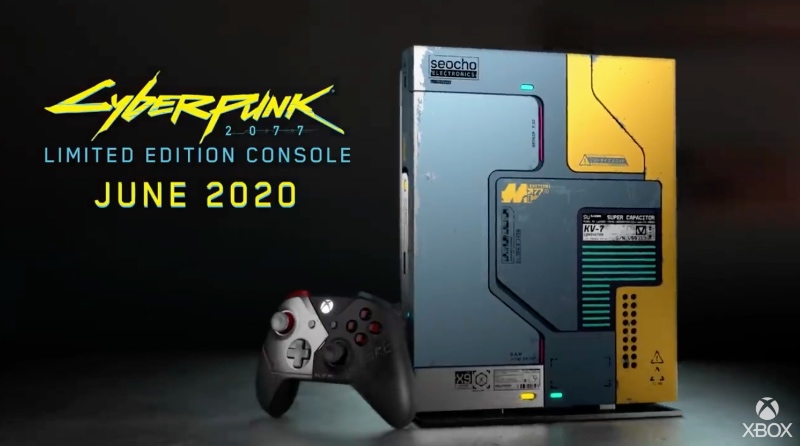 Cyberpunk 2077 gets a glow in the dark Xbox One X