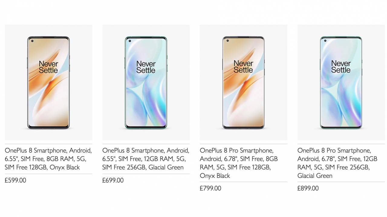 Not even officially announced, the new OnePlus 8 range is already on sale [Updated]