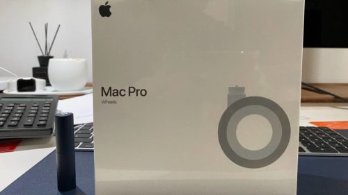 Mac Pro Wheels Kit photos show off that pricey add-on