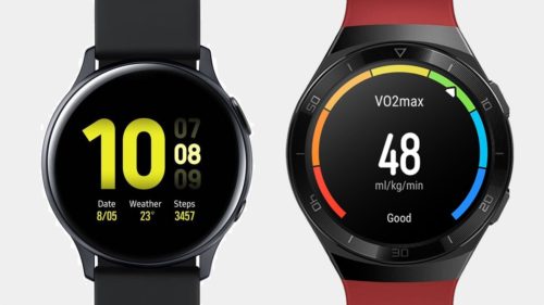 Huawei Watch GT 2e v Samsung Galaxy Watch Active 2 Comparison