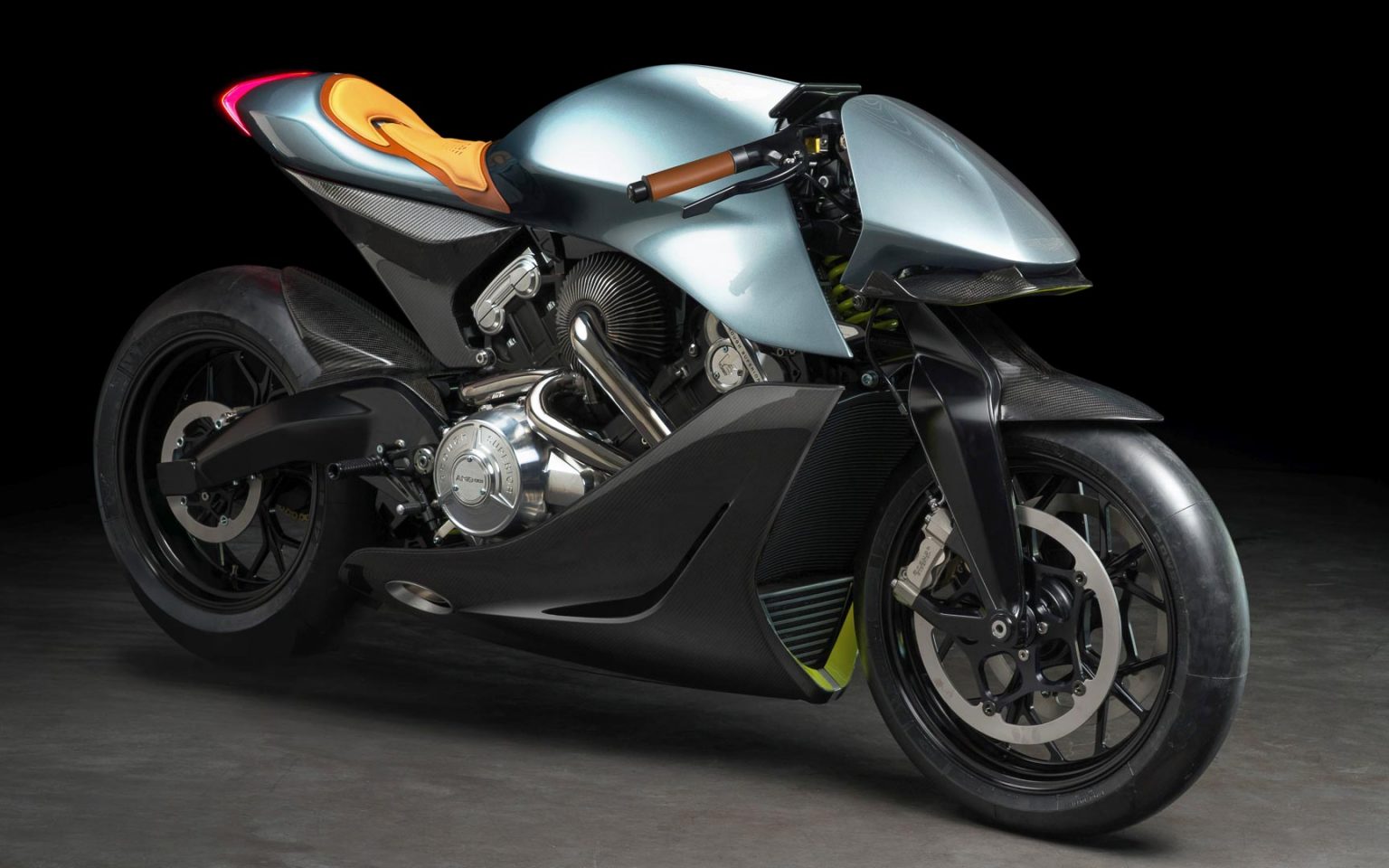 AMB 001 BY ASTON MARTIN AND BROUGH SUPERIOR FIRST LOOK