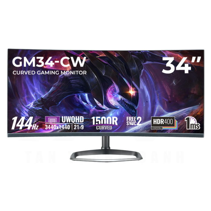 Cooler Master GM34-CW – Cooler Master’s First 144Hz Curved Ultrawide Gaming Monitor