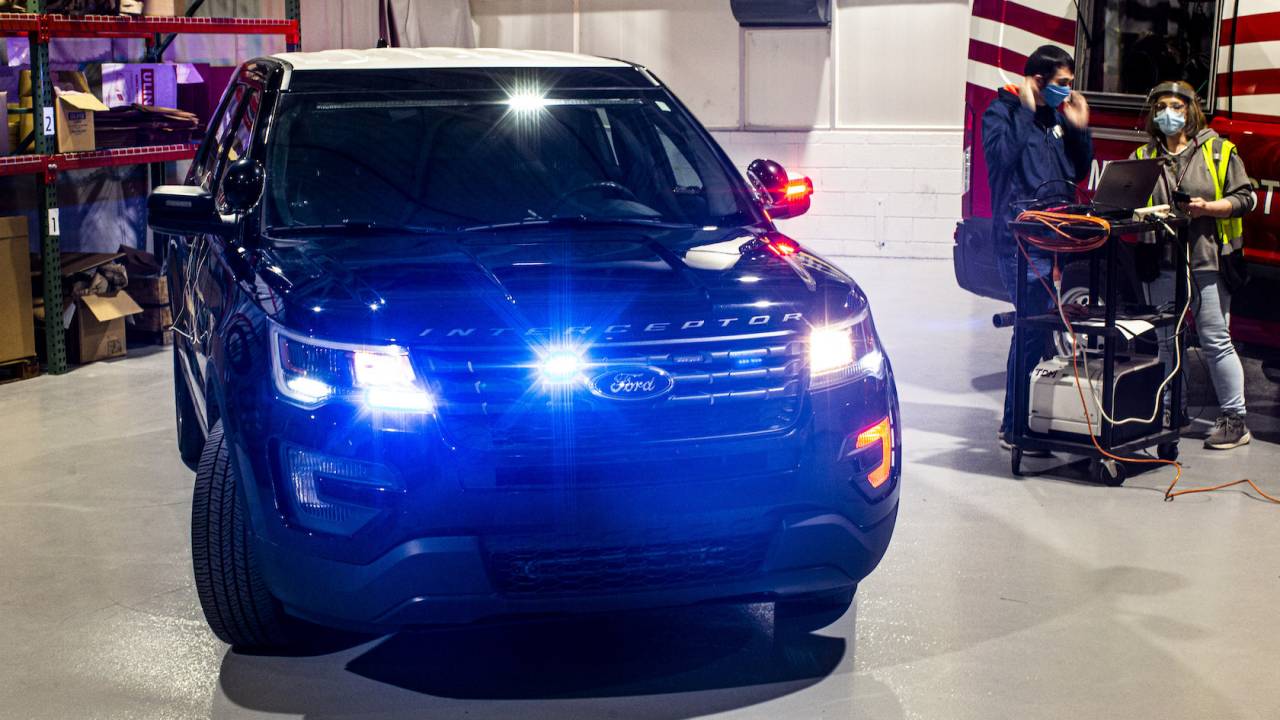 Ford roasts away COVID-19 in Police SUV mod