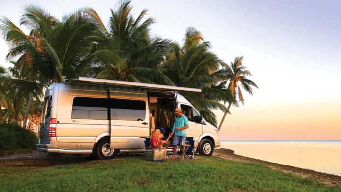 Airstream Tommy Bahama Relax Edition is a Mercedes Sprinter van for the island life