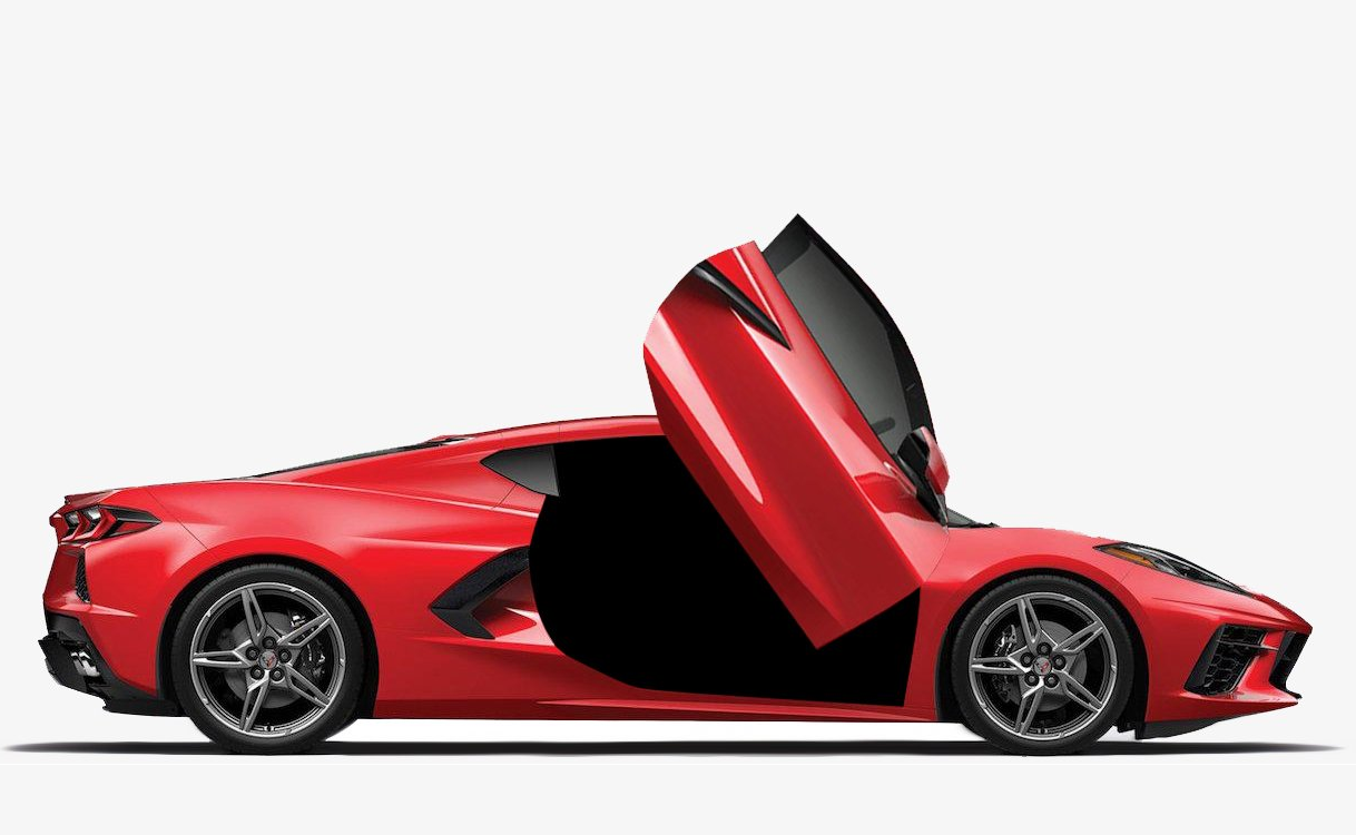 2020 Chevrolet Corvette C8 scissor door kit is worth checking out