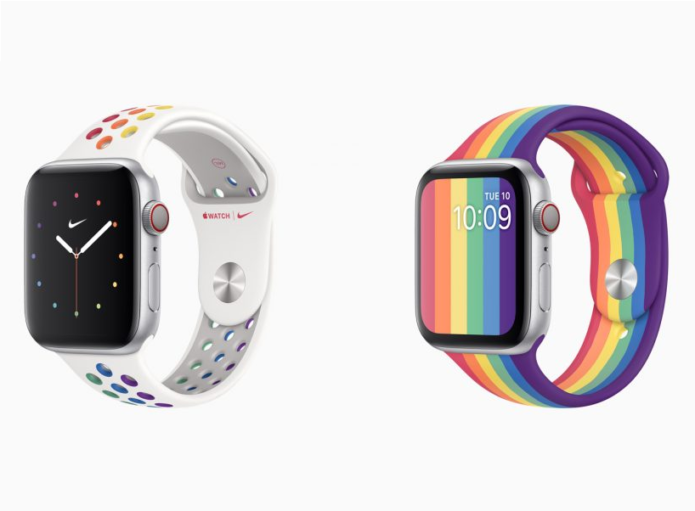 Apple celebrates virtual Pride with two new Apple Watch bands