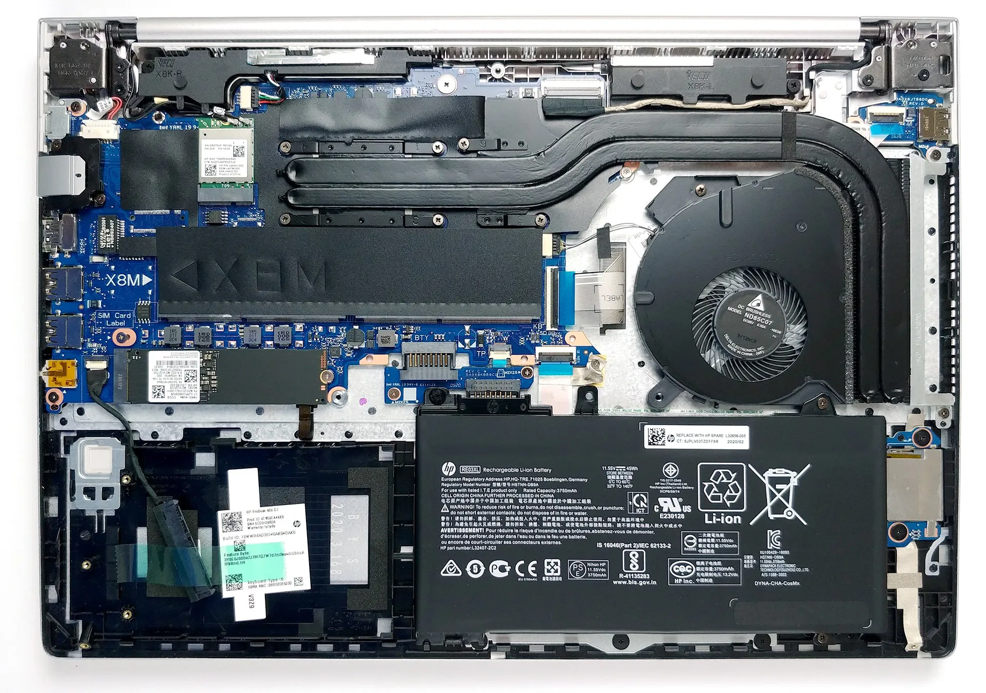 Inside Hp Probook 450 G7 Disassembly And Upgrade Options 4254