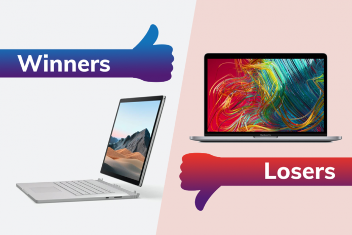 Winners & Losers: Surface Book 3 decimates Apple’s new MacBook Pro