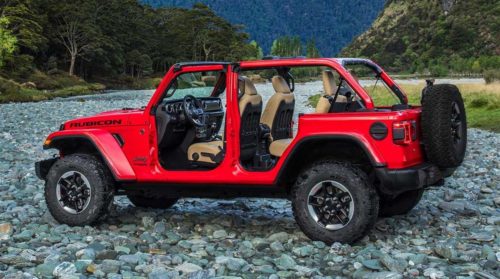 2019 Jeep Wrangler Four-door earns a marginal rating after flipping over in a crash test