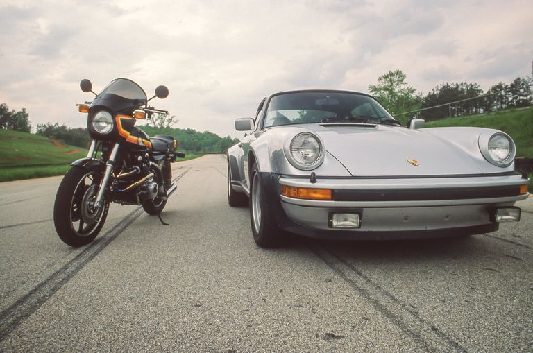 Turbo Car vs. Turbo Bike: 1978 Porsche 911 Turbo vs. Kawasaki Z1-R TC