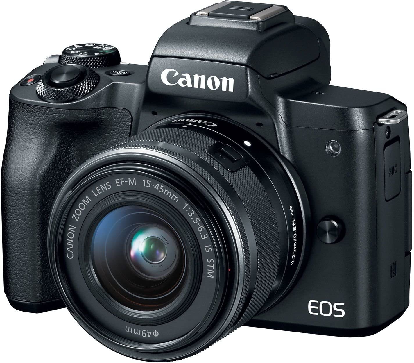 CANON - Máq. Fotog. EOS M50 15-45 STM 4K 2680C012