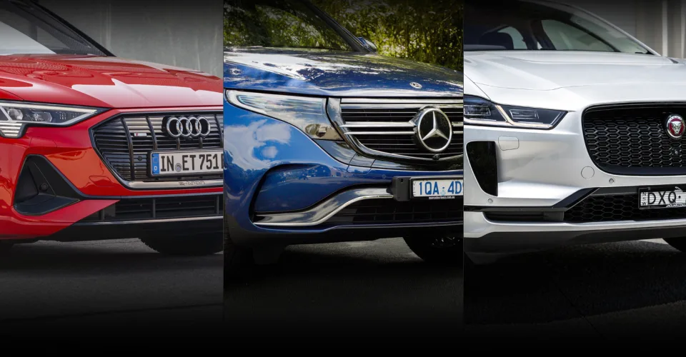 2021 Audi e-tron v Mercedes-Benz EQC v Jaguar I-Pace comparison: Spec battle