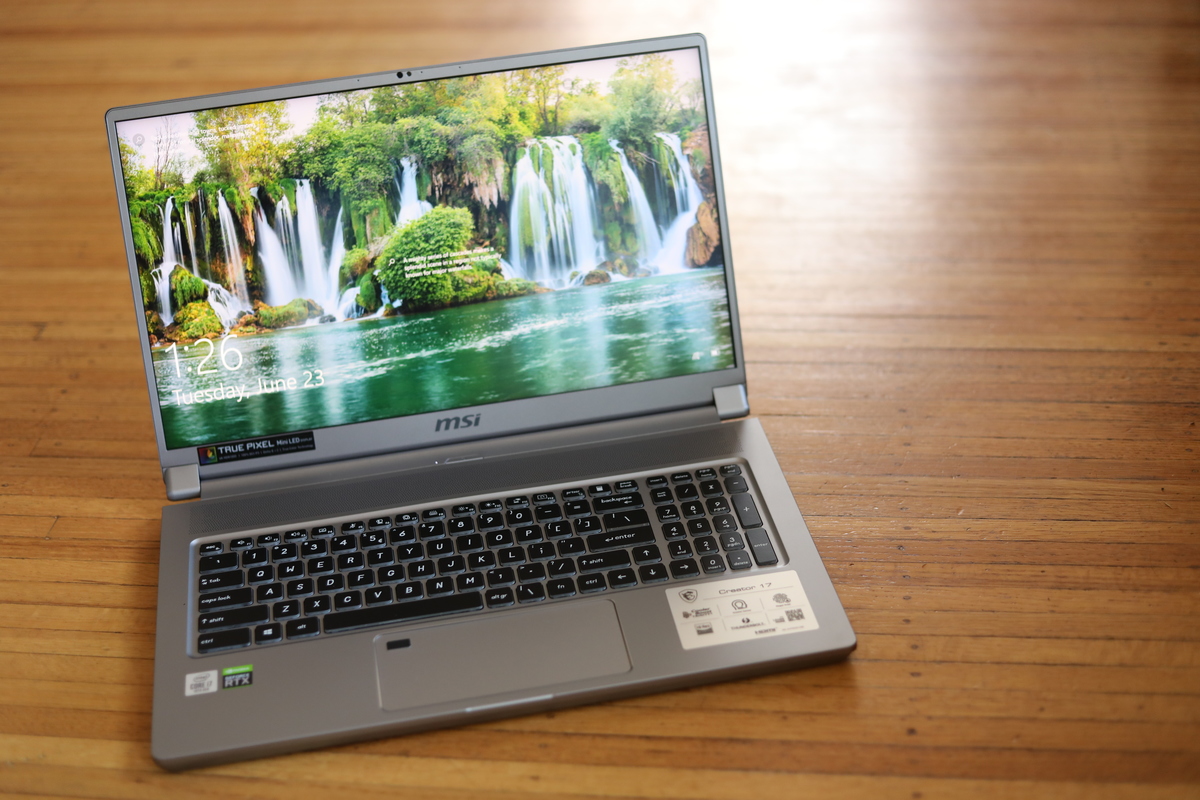Hands-on with the world's first miniLED laptop: MSI's Creator 17