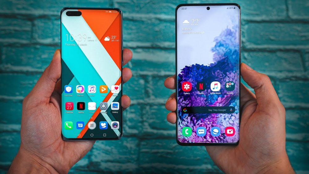 huawei p40 lite 5g vs samsung s20