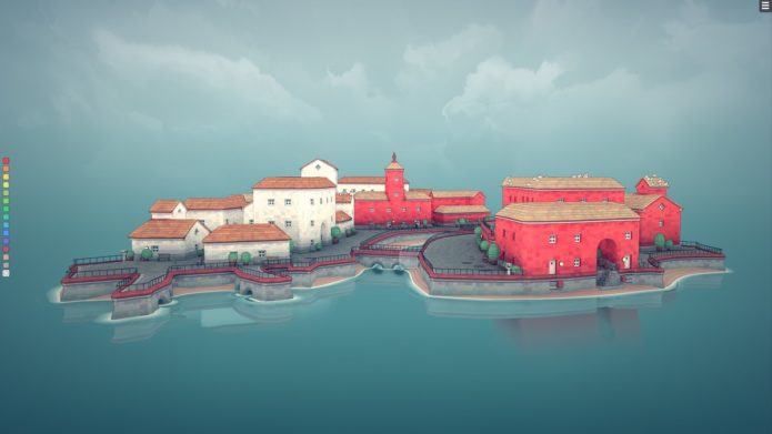 Townscaper impressions: Build picturesque fishing villages with no direction and no drama